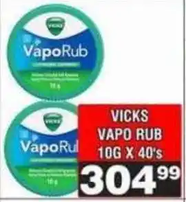 Advance Cash n Carry Vicks VapoRub offer