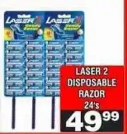 Advance Cash n Carry Laser 2 Disposable Razor offer