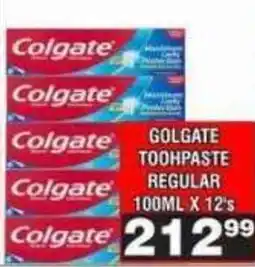 Advance Cash n Carry Colgate Toothpaste Regular offer