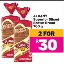 Game ALBANY Superior Sliced Brown Bread offer