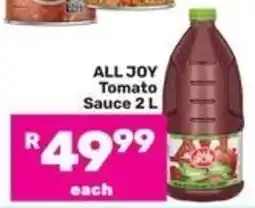 Game ALL JOY Tomato Sauce offer