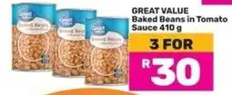 Game Great Value Baked Beans in Tomato Sauce offer