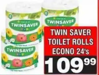 TWIN SAVER TOILET ROLLS