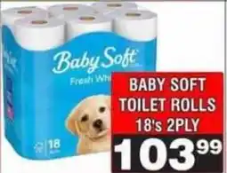 Advance Cash n Carry Baby Soft Toilet Rolls offer