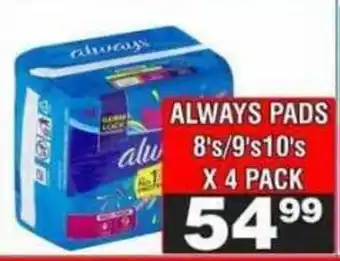 Advance Cash n Carry ALWAYS PADS offer