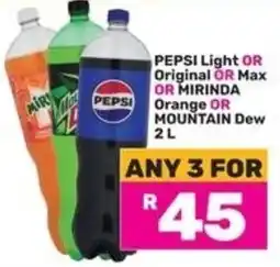 Game Pepsi Light OR Original OR Max OR Mirinda Orange OR Mountain Dew offer