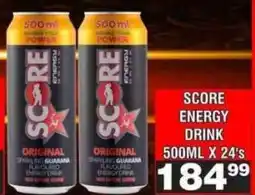 Advance Cash n Carry SCORE ENERGY DRINK offer