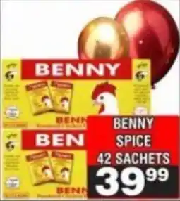 Advance Cash n Carry BENNY SPICE offer