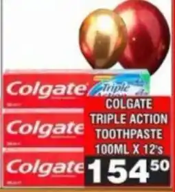Advance Cash n Carry Colgate Triple Action Toothpaste offer