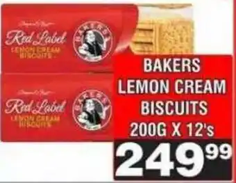 Advance Cash n Carry Bakers Lemon Cream Biscuits offer