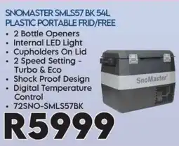 Sounds Great SnoMaster SMLS57 BK 54L Plastic Portable Frid/Free offer