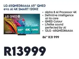Sounds Great LG QNED AI 65" 4K UHD offer