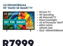 Sounds Great LG 55" NANO 4K SMART TV offer