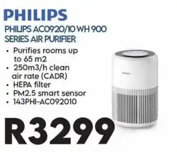 Sounds Great PHILIPS AC0920/10 WH 900 SERIES AIR PURIFIER offer