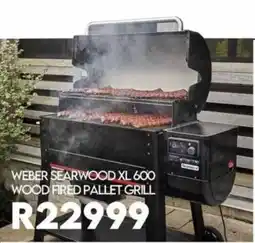 Sounds Great Weber Searwood XL 600 Wood Fired Pallet Grill offer