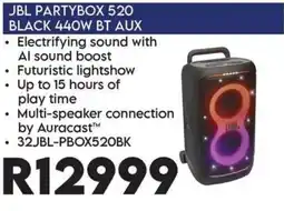 Sounds Great JBL PARTYBOX 520 BLACK offer