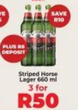 Diamond Discount Liquor Striped Horse Lager offer