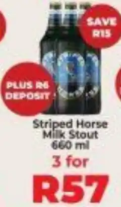 Diamond Discount Liquor Striped Horse Milk Stout offer