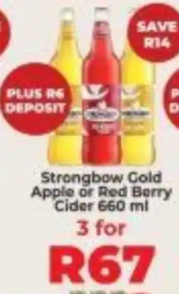 Diamond Discount Liquor Strongbow Gold Apple or Red Berry Cider offer