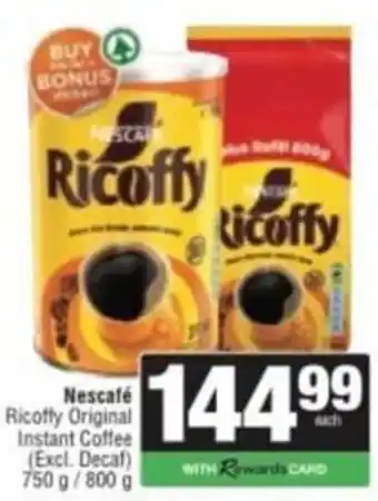 Nescafé Ricoffy Original Instant Coffee