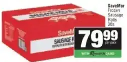 Spar Savemor SaveMor Frozen Sausage Rolls offer