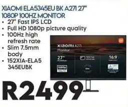Sounds Great XIAOMI ELA5345EU BK A27I 27" 1080P 100HZ MONITOR offer