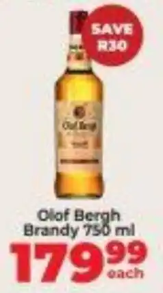 Diamond Discount Liquor Olof Bergh Brandy offer