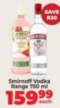 Diamond Discount Liquor Smirnoff Vodka Range offer