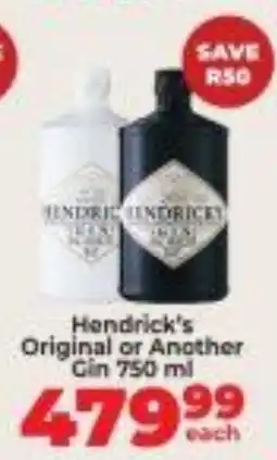 Diamond Discount Liquor Hendrick's Original or Another Gin offer