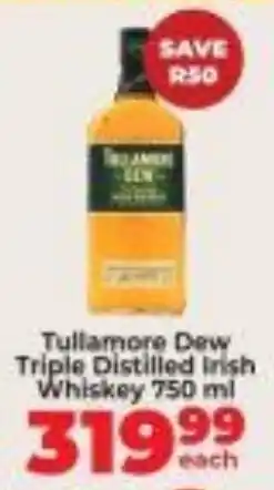 Diamond Discount Liquor Tullamore Dew Triple Distilled Irish Whiskey offer