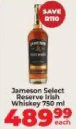 Diamond Discount Liquor Jameson Select Reserve Irish Whiskey offer