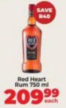 Diamond Discount Liquor Red Heart Rum offer