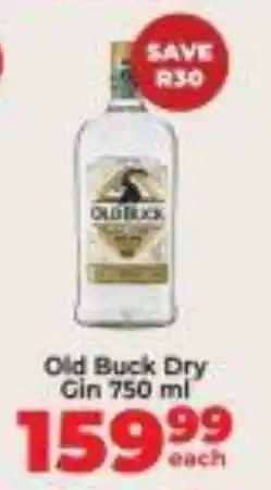 Diamond Discount Liquor Old Buck Dry Gin offer