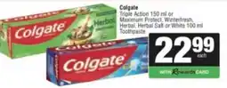 Spar Savemor Colgate Toothpaste offer