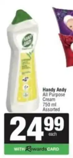 Spar Savemor Handy Andy All Purpose Cream Assorted offer