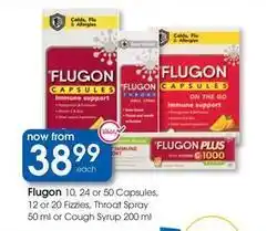 Clicks Flugon capsules, fizzles, throat spray, cough syrup offer