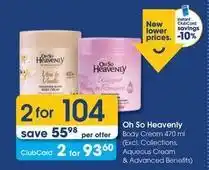 Clicks Oh so heavenly - body cream offer