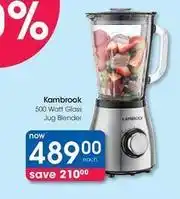 Clicks Kambrook - 500 watt glass jug blender offer