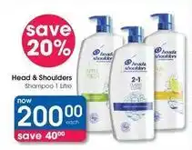Clicks Head & shoulders - shampoo offer