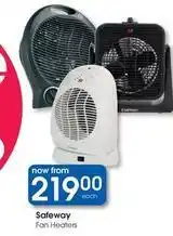 Clicks Safeway - fan heaters offer
