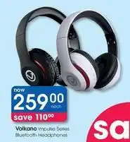 Clicks Volkano - impulse series bluetooth headphones offer