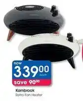 Clicks Kambrook - retro fan heater offer