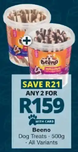 Checkers Beeno Dog Treats offer