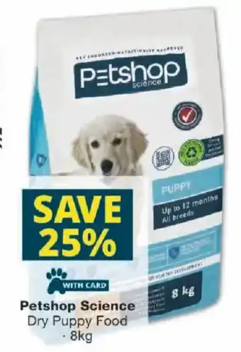 Checkers Petshop Science Dry Puppy Food offer