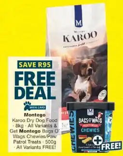 Checkers Montego Karoo Dry Dog Food offer