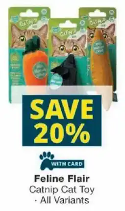 Checkers Feline Flair Catnip Cat Toy offer