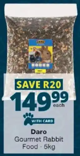 Checkers Daro Gourmet Rabbit Food offer