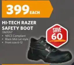 BUCO HI-TECH RAZER SAFETY BOOT offer