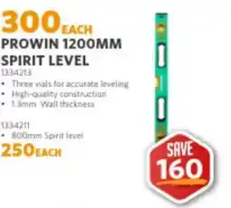 BUCO Prowin 1200mm Spirit Level offer