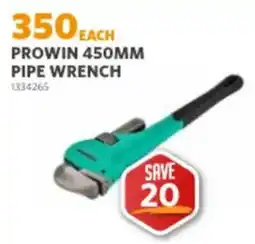 BUCO Prowin 450mm Pipe Wrench offer